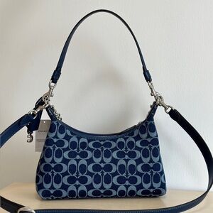 Coach Denim Juliet Bag Blue Shoulder Crossbody